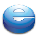 Explorer, internet Black icon