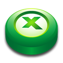 office, Excel, microsoft ForestGreen icon