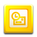 microsoft, outlook Gold icon