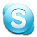 Skype Black icon