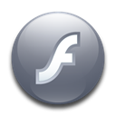 Flash, player, macromedia Black icon