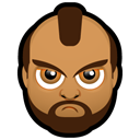 Angry, Black, Avatar, Face Peru icon