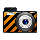 Alarm, Orange Black icon