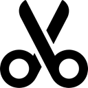 scissors, tool, Cut Black icon