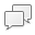 group, Chat, internet, Comment, speak, talk Black icon