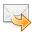 envelop, right, correct, yes, Forward, next, Letter, Email, mail, ok, Message, Arrow WhiteSmoke icon