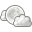 climate, weather, Cloud, Moon, night, few Black icon