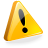 warning, wrong, Alert, Error, exclamation Gold icon