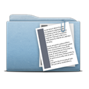 paper, File, Blue, document, Folder Black icon