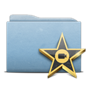 video, film, Folder, Blue, movie LightSteelBlue icon