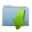 Descend, fall, descending, download, Folder, Down, Decrease, Blue LightSteelBlue icon