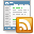 Rss, subscribe, feed, site Silver icon