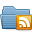 feed, subscribe, Folder, Rss CadetBlue icon