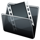 Folder, video, Hp, Dock DarkSlateGray icon