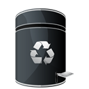 Hp, recycle, Empty, Blank, Dock DarkSlateGray icon