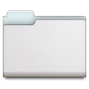 Folder, Leather, White Gainsboro icon