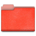 Leather, red Tomato icon