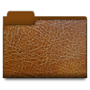 Leather, Brown, Folder SaddleBrown icon