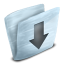 drop, Folder Black icon