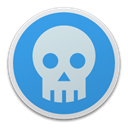 skull, Blue DodgerBlue icon