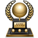 trophy, rampchamp Black icon