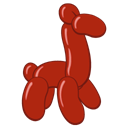 Balloon, bucky Firebrick icon