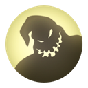 night, Shadow, Moon DarkOliveGreen icon