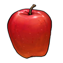 Apple, Fruit, vegetable Firebrick icon