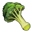 Fruit, Broccoli, vegetable Black icon