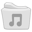 Folder, music Gainsboro icon