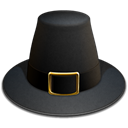 hat, pilgrim DarkSlateGray icon