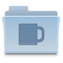 Folder, Coffee, food LightSteelBlue icon