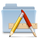 badged, Folder, Application LightSteelBlue icon
