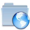 Folder, network LightSteelBlue icon