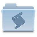 script, Folder LightSteelBlue icon