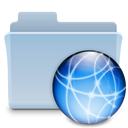 Folder, badged, idisk LightSteelBlue icon