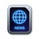 News Black icon