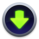 Downloads Black icon