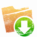 Downloads, Folder SandyBrown icon