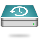 Disk, time, history, machine, save, disc Black icon