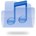 music, Folder LightSteelBlue icon