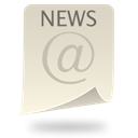 News Black icon