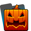 pumpkin Black icon