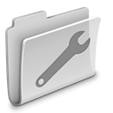 Folder, grey, utility Silver icon