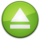 Eject YellowGreen icon