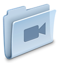 Folder, film, movie, video LightSteelBlue icon