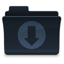 Folder, Downloads DarkSlateGray icon