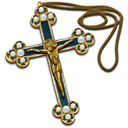 coronado, cross Black icon
