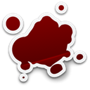 Blood, Splatter Maroon icon