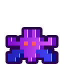 purple, drone Black icon